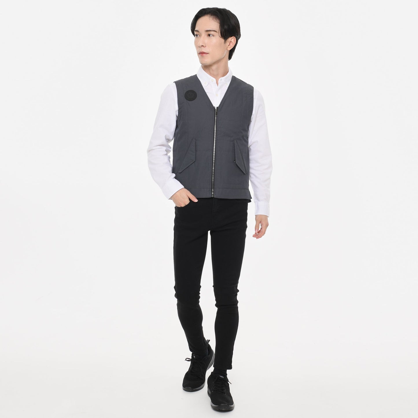 雷神服® すぐ着られるセット BO32160 RD9570 バッテリー別売り 雷神ウォームベスト 日本メーカー 【発熱ユニットセット】