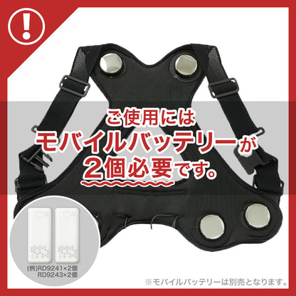フローズンベスト EXFROZEN 冷却 表面最大冷却温度約 -20℃ サンエス【フローズンベスト プロ】EF92462R