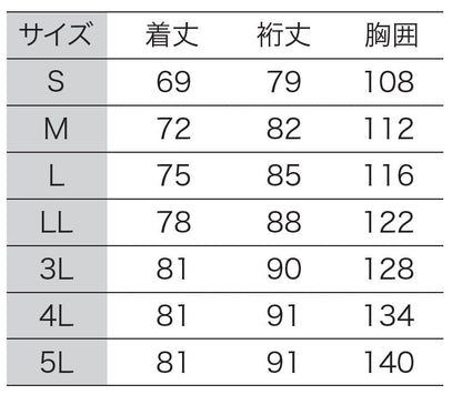 サンエス 食品工場用白衣 フードマイスター 通気性・吸水性抜群 コートタイプ 【男女共用コート】 FX70960R