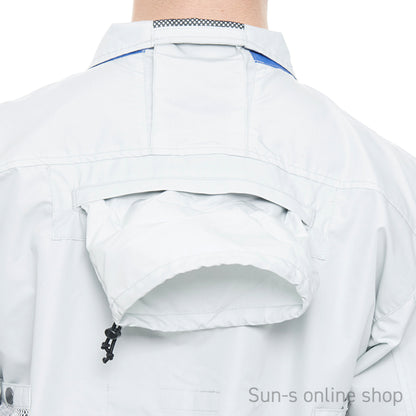 サンエス 空調風神服 実用新案取得 フルハーネス仕様 【フルハーネス用長袖ブルゾン】 KF90470G