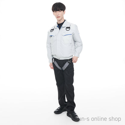 サンエス 空調風神服 実用新案取得 フルハーネス仕様 【フルハーネス用長袖ブルゾン】 KF90470G