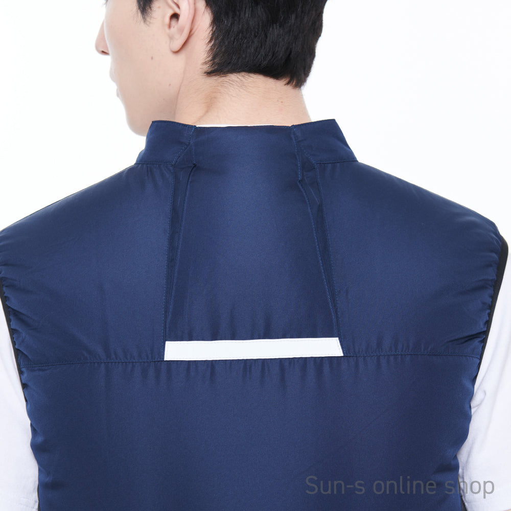 サンエス 空調風神服 反射パイピング付き 安全性の高い脇ファンワークベスト 【ベスト】KF92322