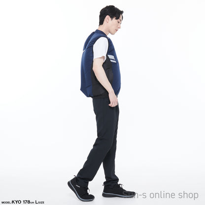 サンエス 空調風神服 反射パイピング付き 安全性の高い脇ファンワークベスト 【ベスト】KF92322