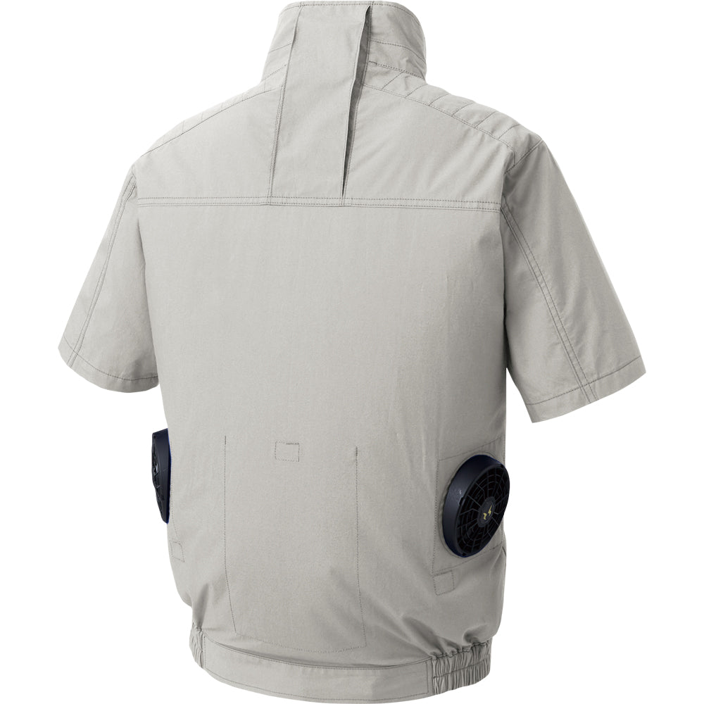 Sサイズ、6Lサイズあり サンエス 空調風神服® 半袖タイプ UVカット 【半袖ブルゾン】 KF92450