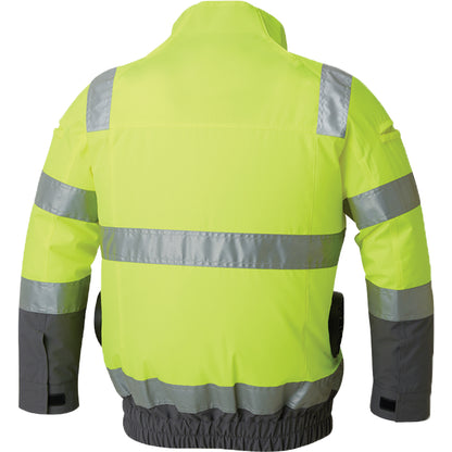 【Hi-Vis 長袖ブルゾン】 空調風神服 高視認性安全服 KF92521