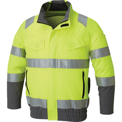 【Hi-Vis 長袖ブルゾン】 空調風神服 高視認性安全服 KF92521