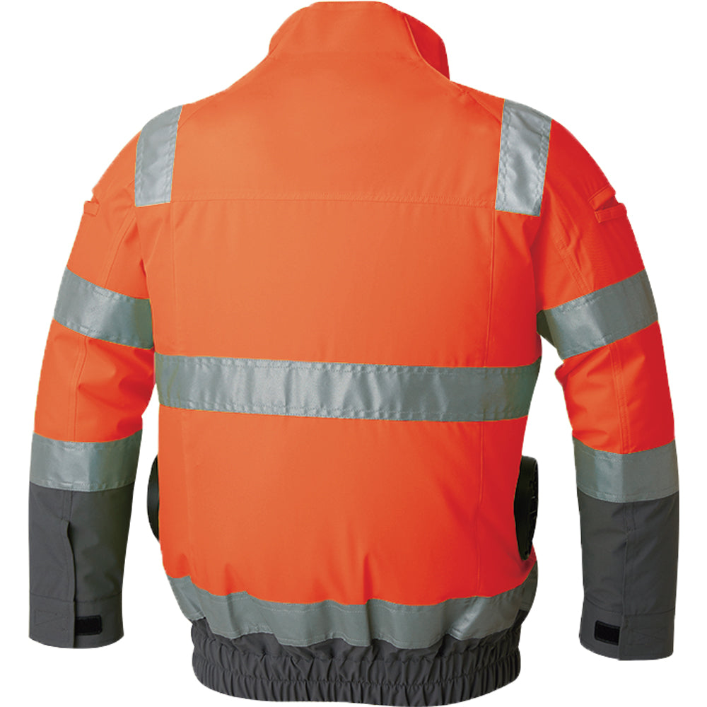 【Hi-Vis 長袖ブルゾン】 空調風神服 高視認性安全服 KF92521