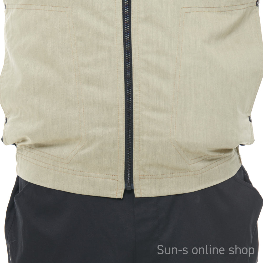 サンエス 空調風神服 杢調ストレッチジャケット 【長袖ブルゾン】 KF93900