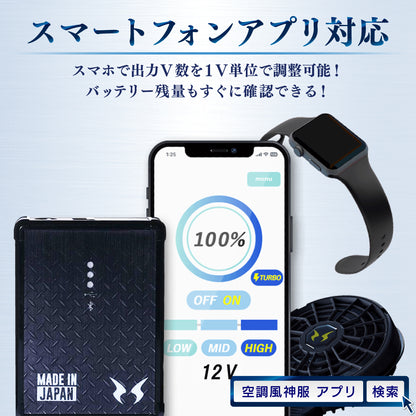 【メーカー保証付】 サンエス 空調風神服® 日本国製【12V仕様リチウムイオンバッテリーセット】2024年モデル RD9291J