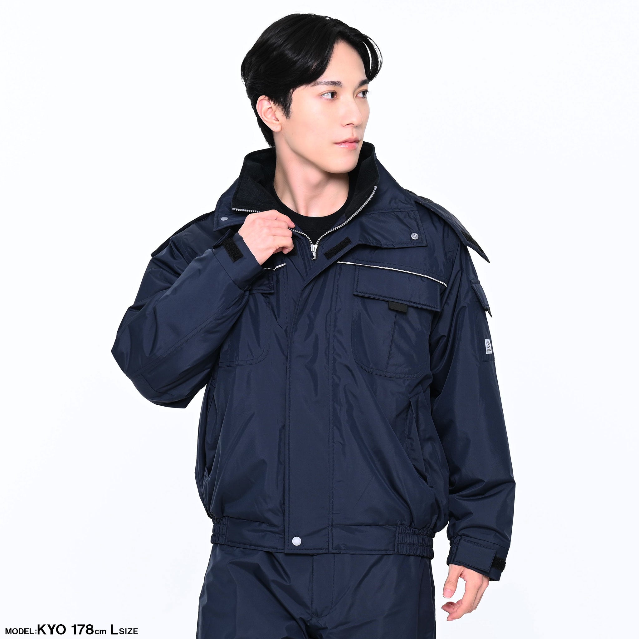 サンエス 防寒着 高い防水性が誇りの防水ブルゾン【エコ防水防寒